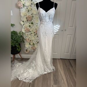 Lulus Everlasting Affection Lace Backless
Mermaid Maxi Dress Sz 4